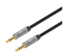 Cable Auxiliar de Audio Est&eacute;reo de 3.5 mm MANHATTAN 355995